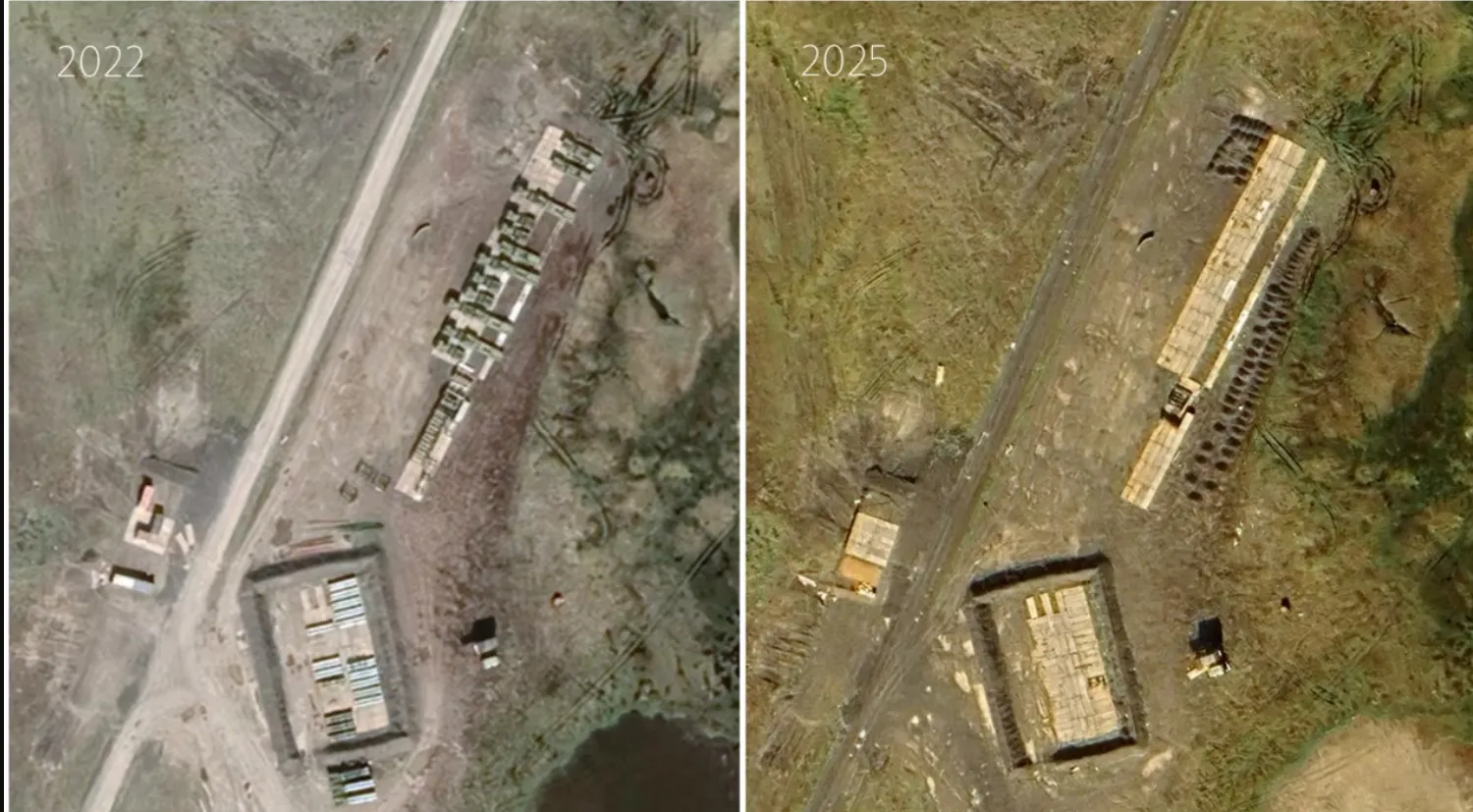 Ракетная база возле аэродрома Рогачево. Российское ПВО