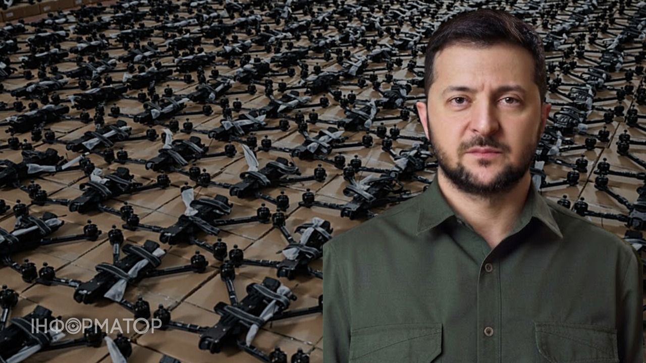 Украина производит 10 млн дронов в год и готовится удвоить этот показатель – Зеленский
