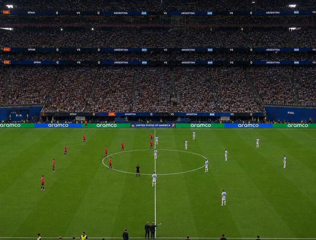 Іспанія грає проти Норвегії. Скриншот Фінал Чемпіонату світу-2026