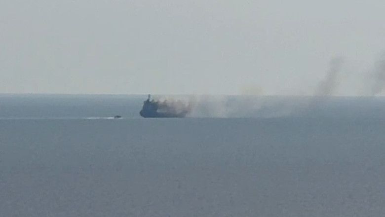 Дан обвинил Россию в атаке на газовое судно, скриншот с видео Дан обвинил Россию в атаке на газовое судно, скриншот с видео