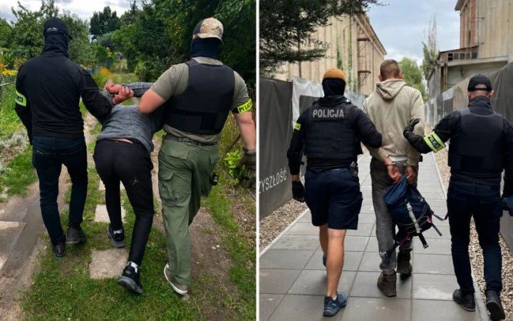 Задержанные мужчины имеют криминальное прошлое. Задержанные