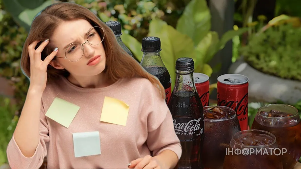 Coca-Cola Zero та інші напої з замінниками цукру погіршують роботу мозку - несподіване дослідження вчених