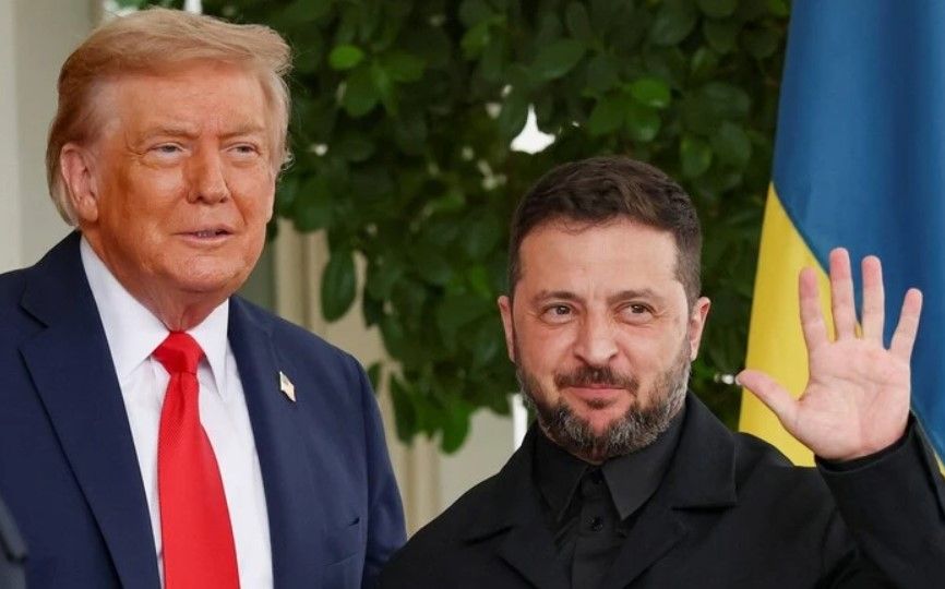 Трамп и Зеленский