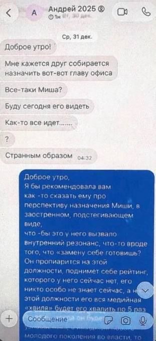 Ермак консультировался относительно Фёдоровым Переписка