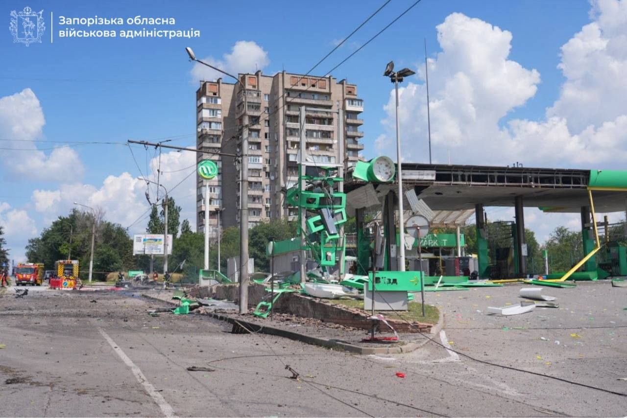 удар по Запорожью