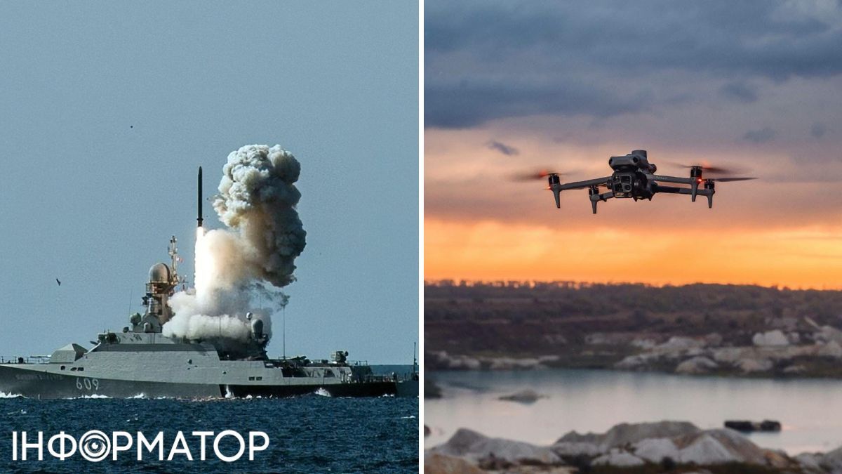 Росіяни згадали Першу світову і сліпучий камуфляж на кораблях із Калібрами - чому це марний захист проти українських дронів