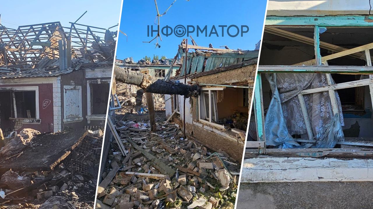 Россияне ударили Шахедами по жилому кварталу Херсона – трое раненых, дома уничтожены