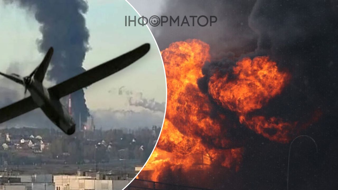 Дрони уразили Пермський нафтопереробний завод у Росії 29 липня
