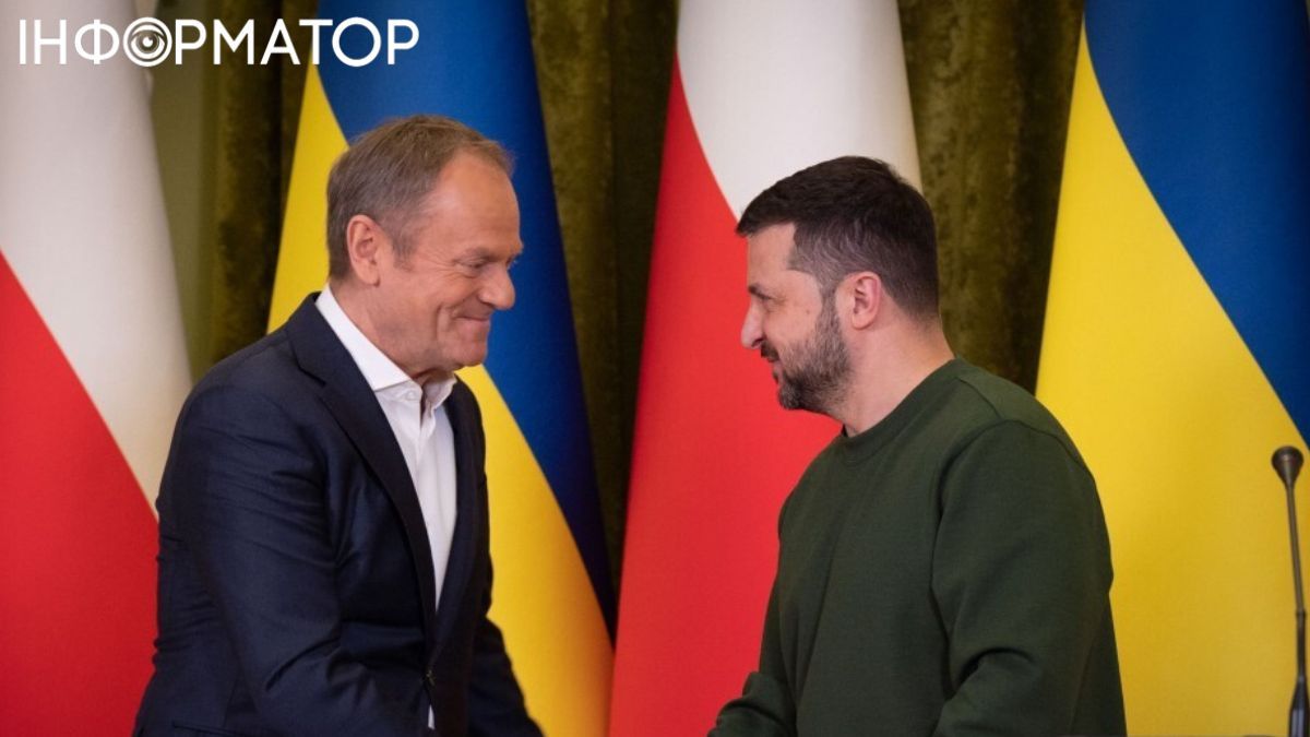 Зеленський у Любліні зустрівся з Туском - обговорили напади на українців у Польщі