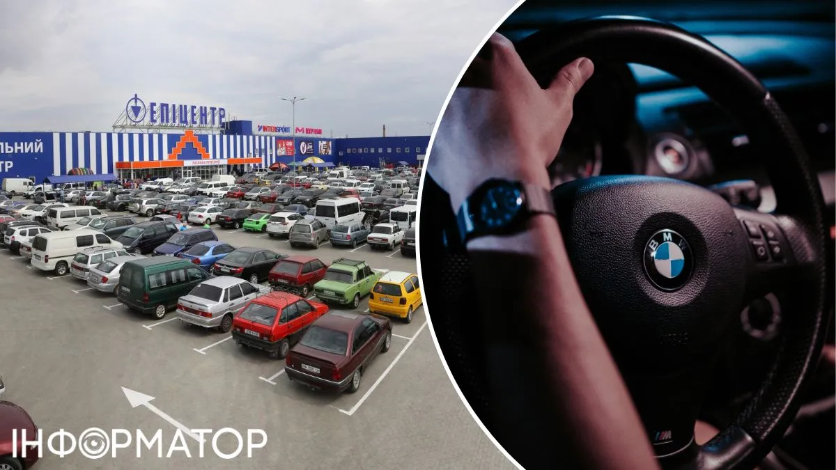 В Сумах военный на BMW дрифтовал на парковке ТЦ Эпицентр и стер разметку - что решил суд