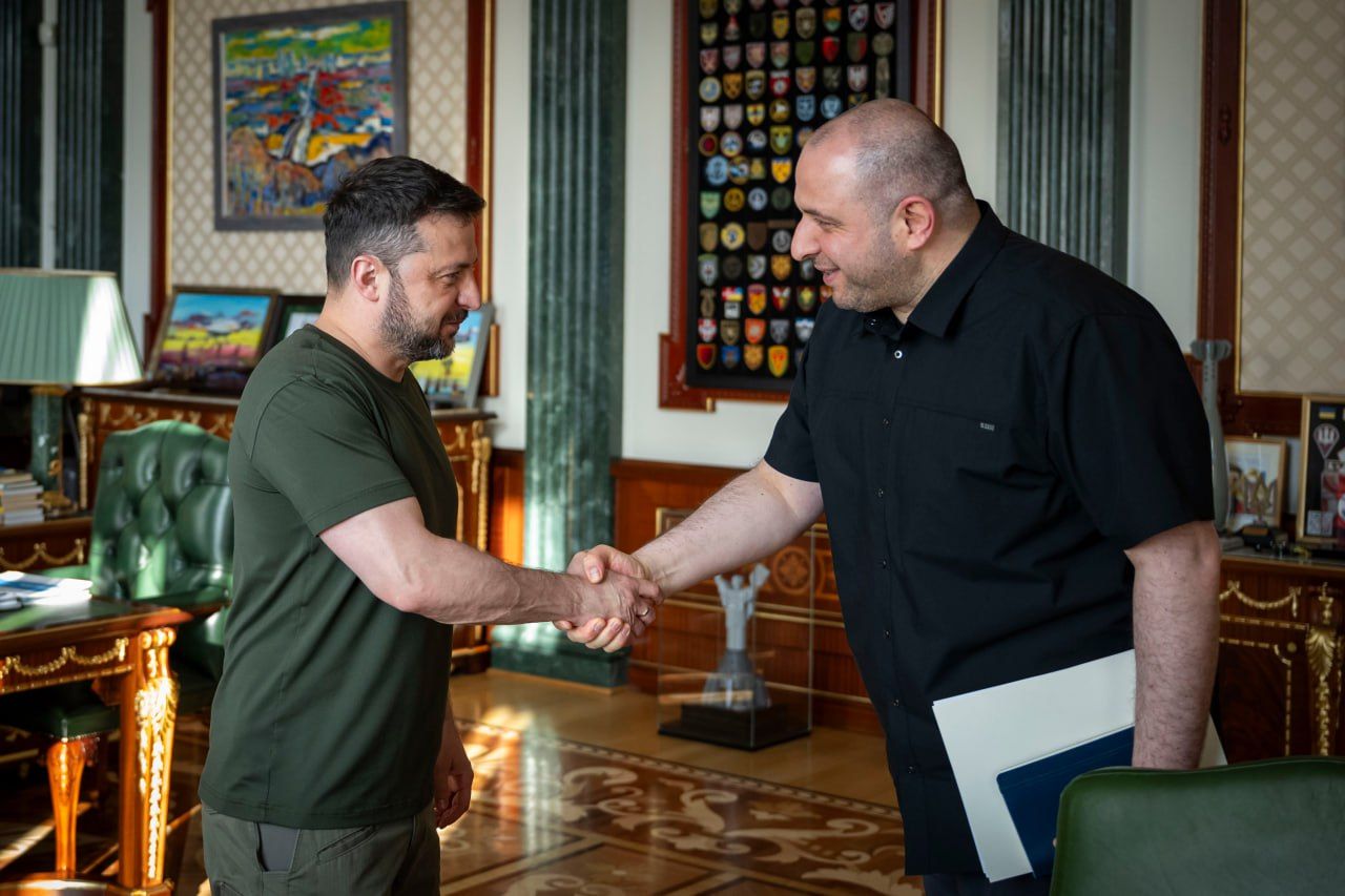 Зеленський та Умєров, фото: Офіс президента України