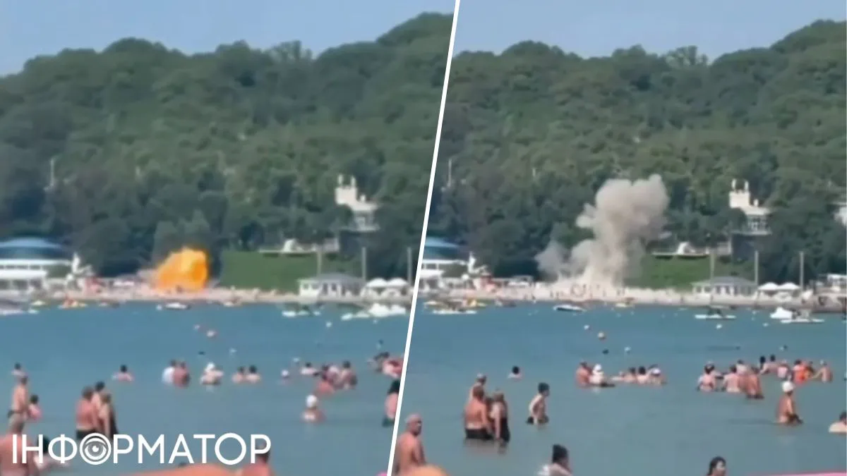 ППО РФ підбила БпЛА прямо на відпочивальниках на пляжі у Геленджику - багато загиблих та поранених