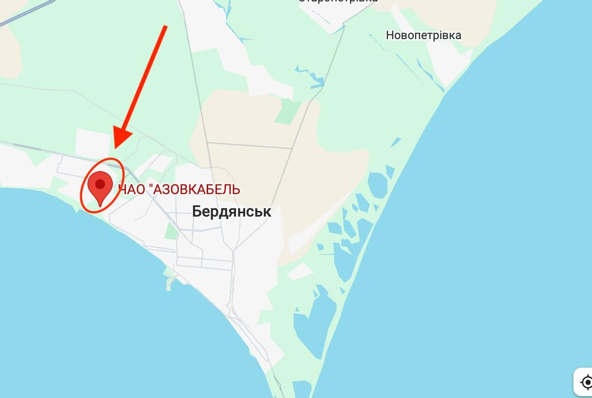 У Бердянську уразили склад боєприпасів на Азовкабелі