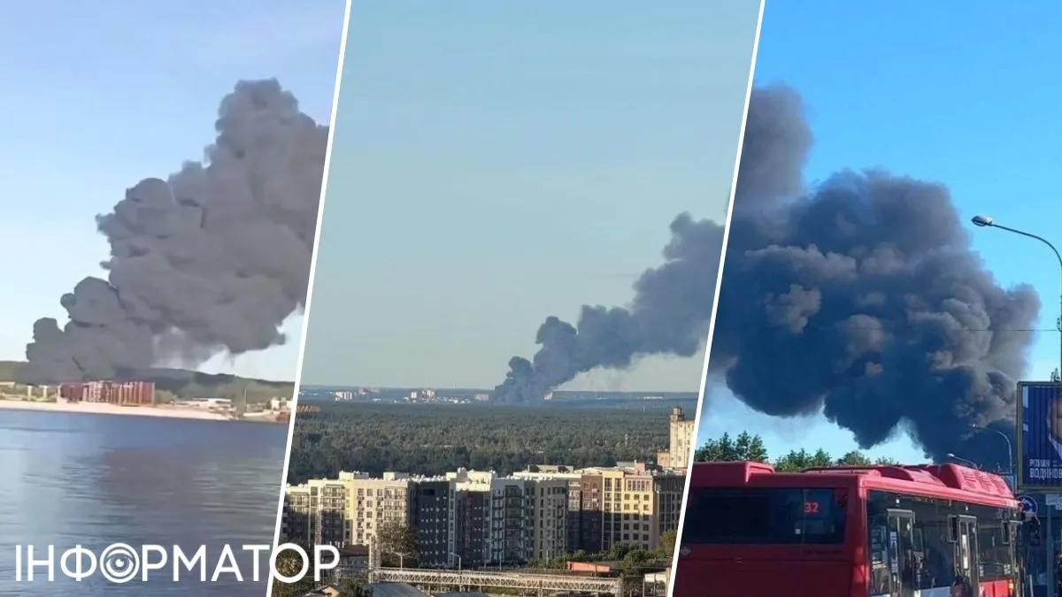 У Пермі на Камському заводі масел спалахнула масштабна пожежа