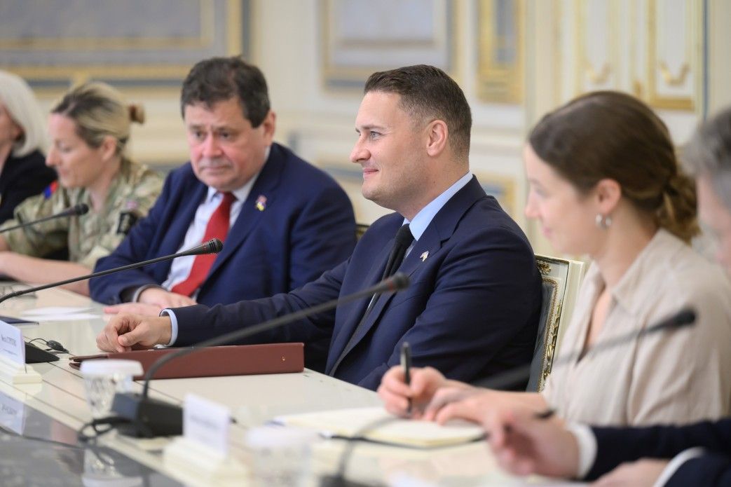 Вес Стритинг на встрече с Зеленским 5 августа 2026 года. Фото: ОП