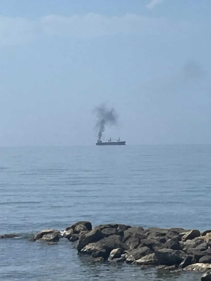 Пожежа на судні біля Туапсе Пожежа на судні біля Туапсе
