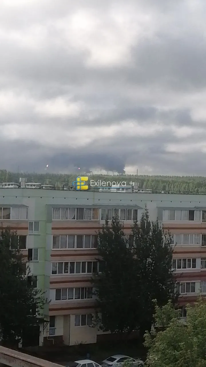 пожежа у Нижньокамську пожежа у Нижньокамську