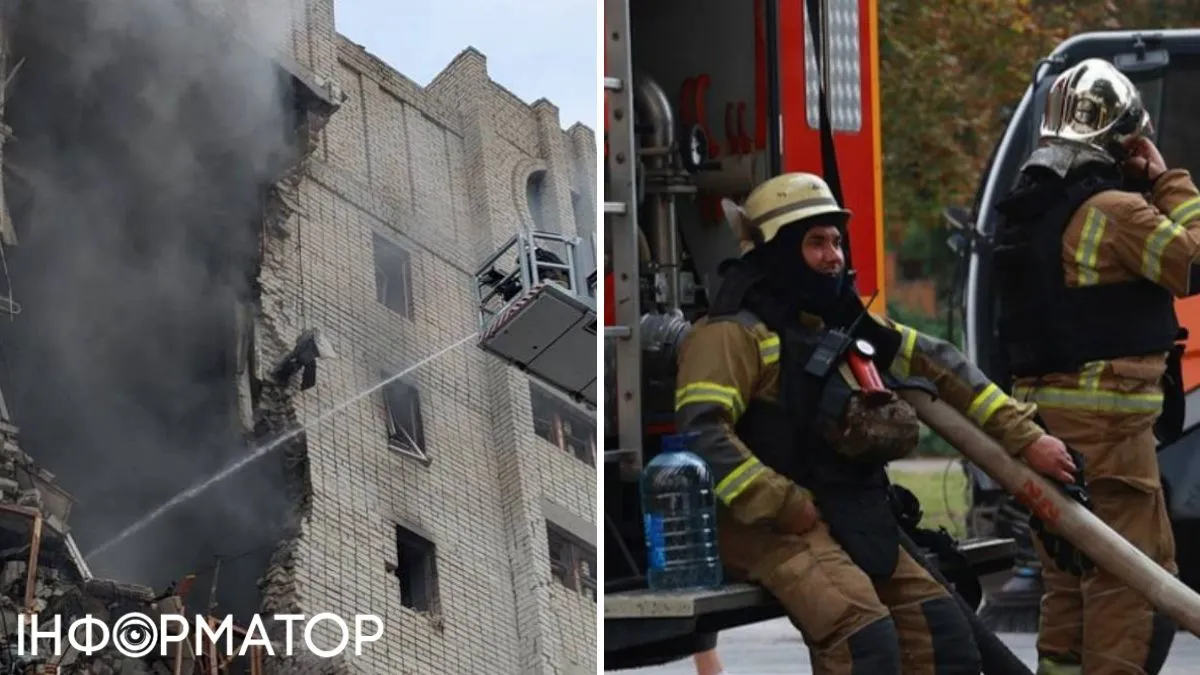 У Харкові триває пошукова операція після удару по багатоповерхівці - під завалами можуть залишатися люди