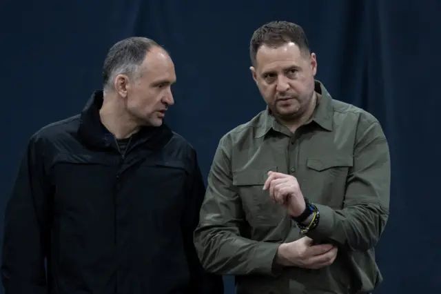 Татаров з колишнім главою Офісу президента Андрієм Єрмаком