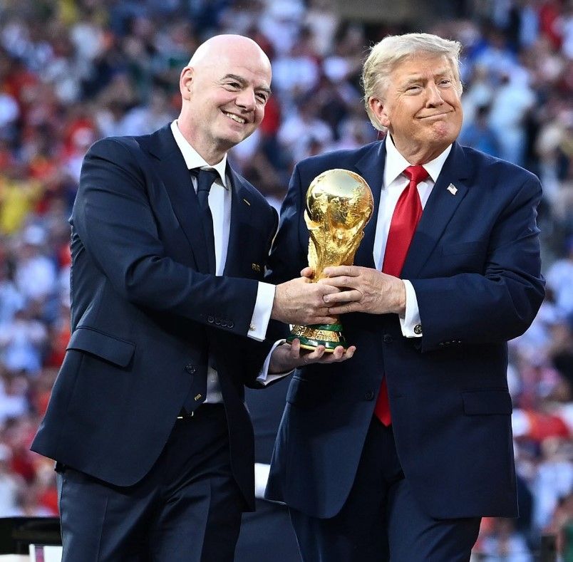 Инфантино и Трамп, фото: