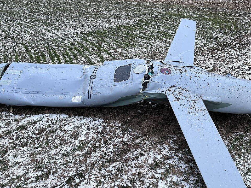Ракета Х-101, сбитая 26 января 2023 в Винницкой области. Фото: Воздушные силы ВСУ