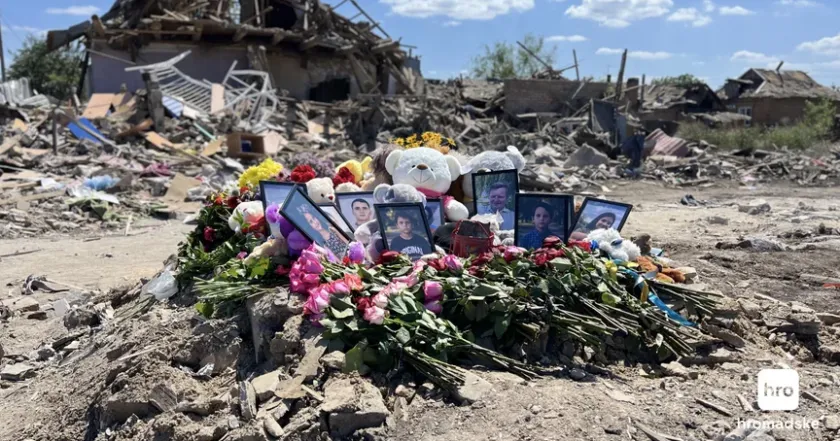 Північнокорейська ракета, яка влучила в будинок багатодітної сім’ї біля Кривого Рогу, відхилилася від цілі на 15 км. Фото: hromadske/Оксана Іваницька Північнокорейська ракета, яка влучила в будинок багатодітної сім’ї біля Кривого Рогу, відхилилася від цілі на 15 км. Фото: hromadske/Оксана Іваницька