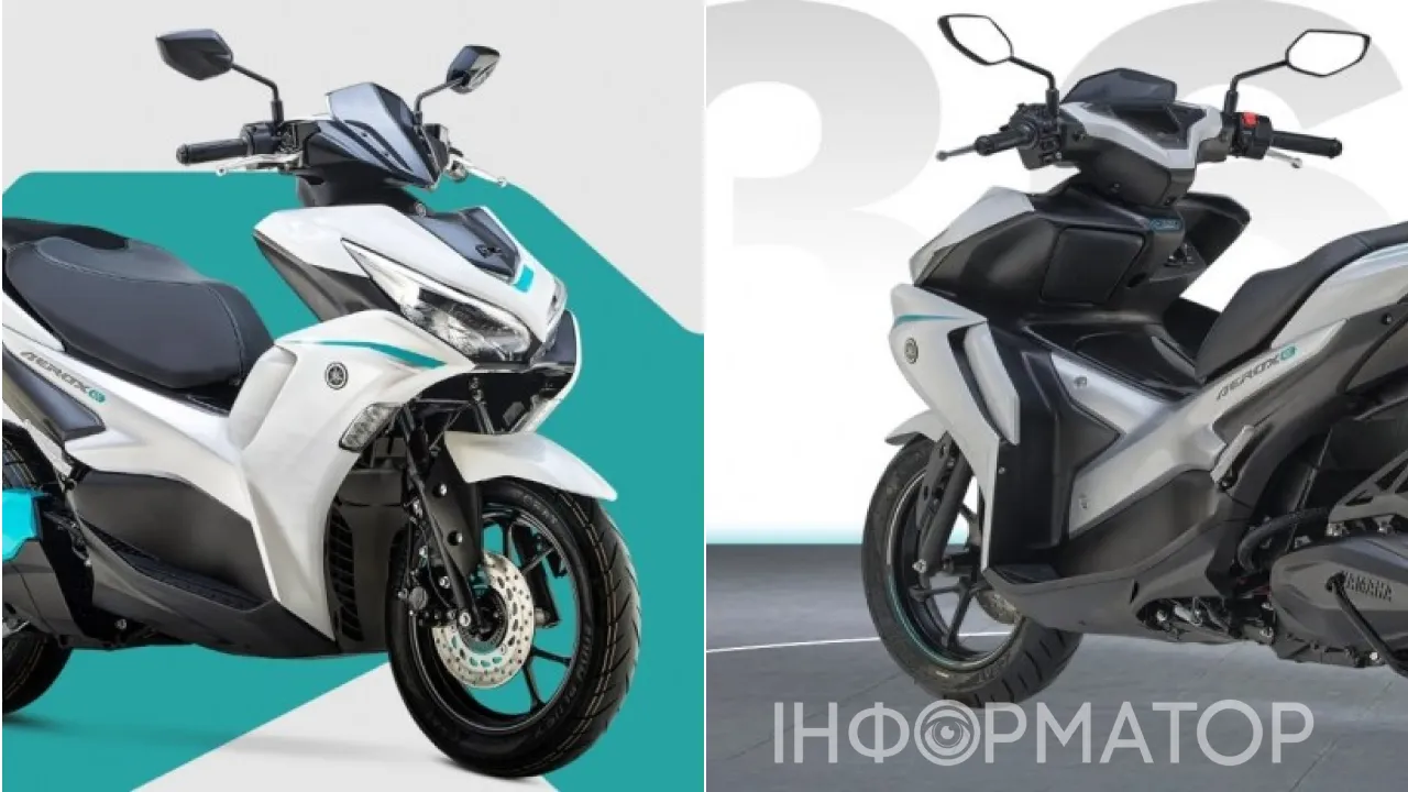 Yamaha показала электроскутер Aerox-E со съемными батареями