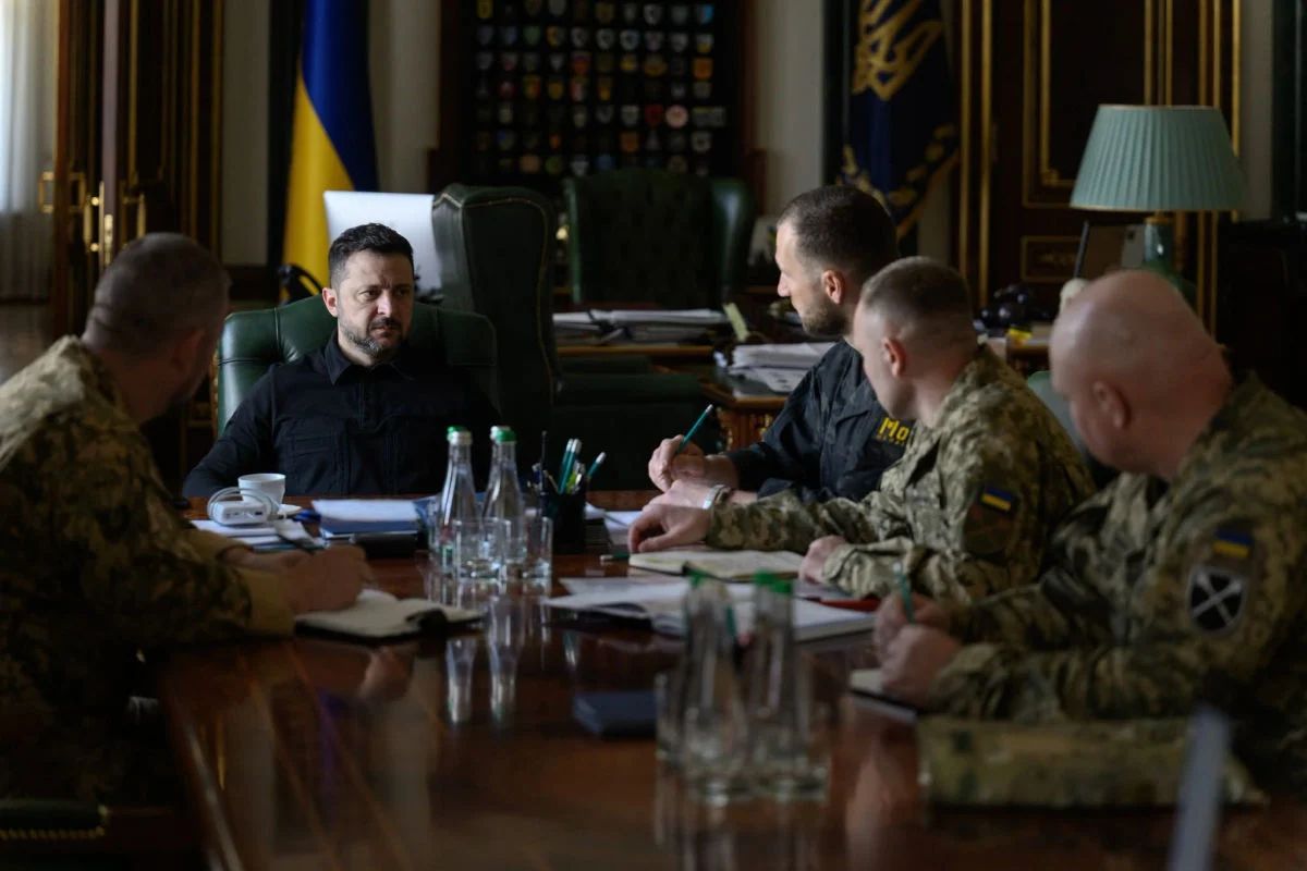 Зеленский во время ставки, источник: Офис президента Зеленский во время ставки, источник: Офис президента