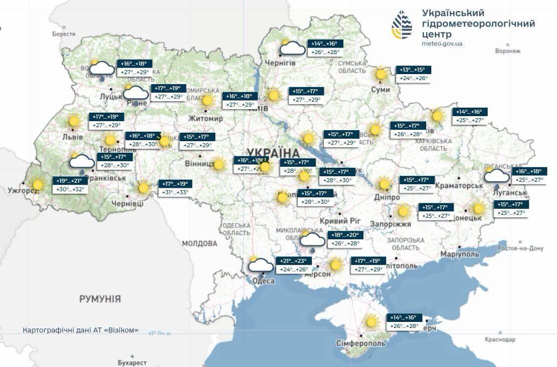 Погода на 20 августа, источник: Похолодание было коротким – Украину уже к концу недели накроет безумная жара.