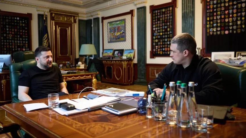 Федоров во время встречи с Зеленским Федоров во время встречи с Зеленским
