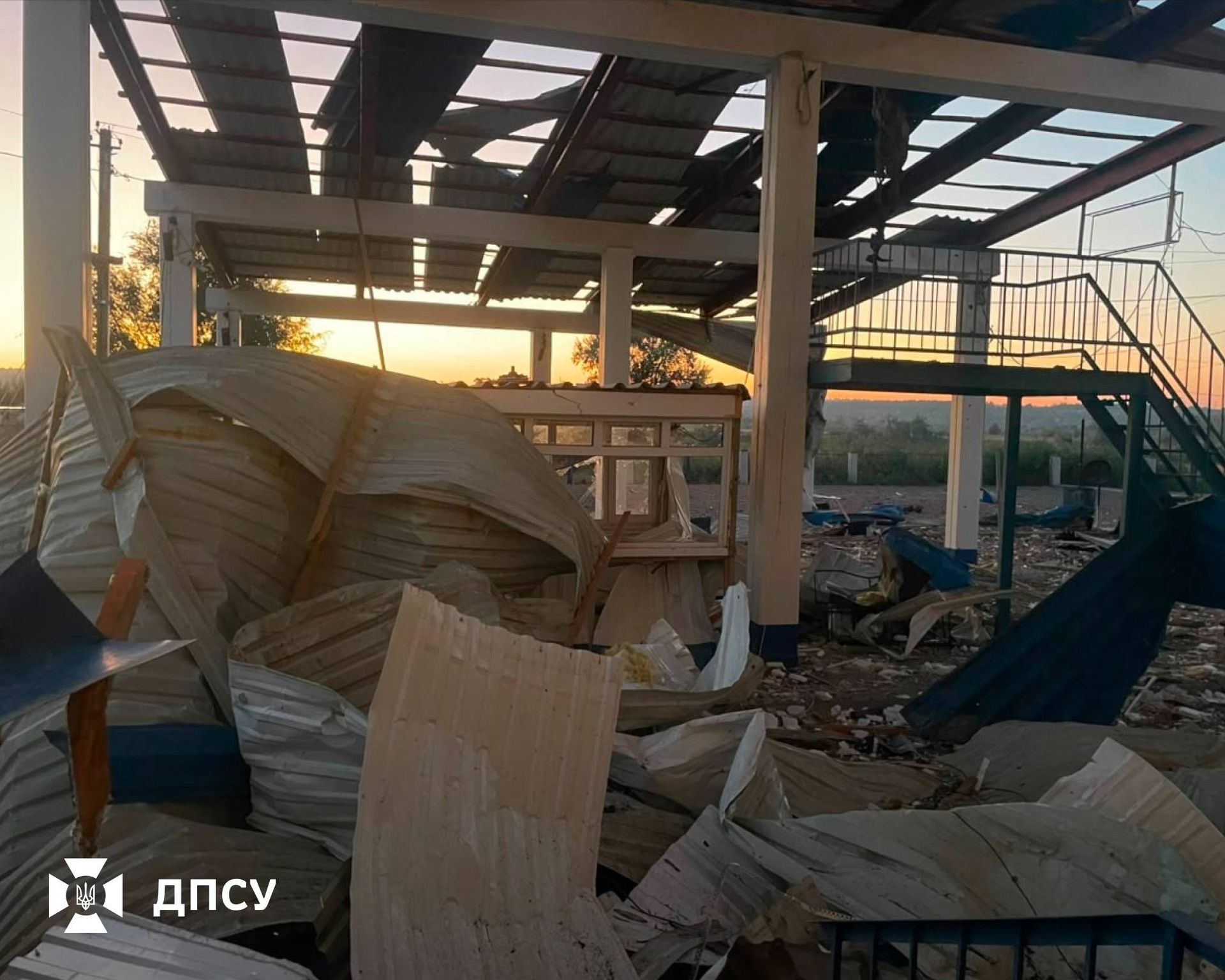 На Одесщине в результате вражеской атаки поврежден пункт пропуска «Табаки»