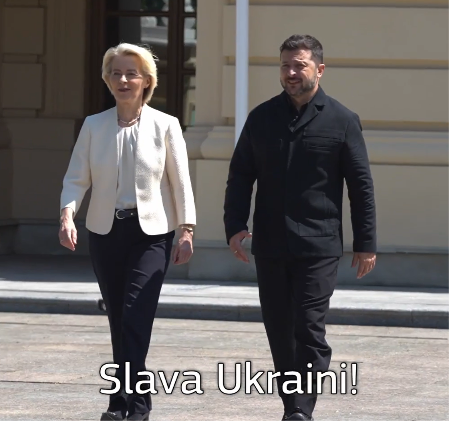 Урсула фон дер Ляен Зеленский