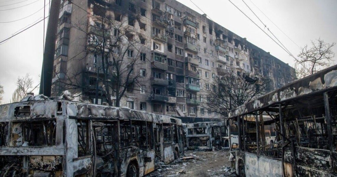 Новые дома РФ строит на месте уничтоженных построек мариупольцев во время оккупации города в 2022 году