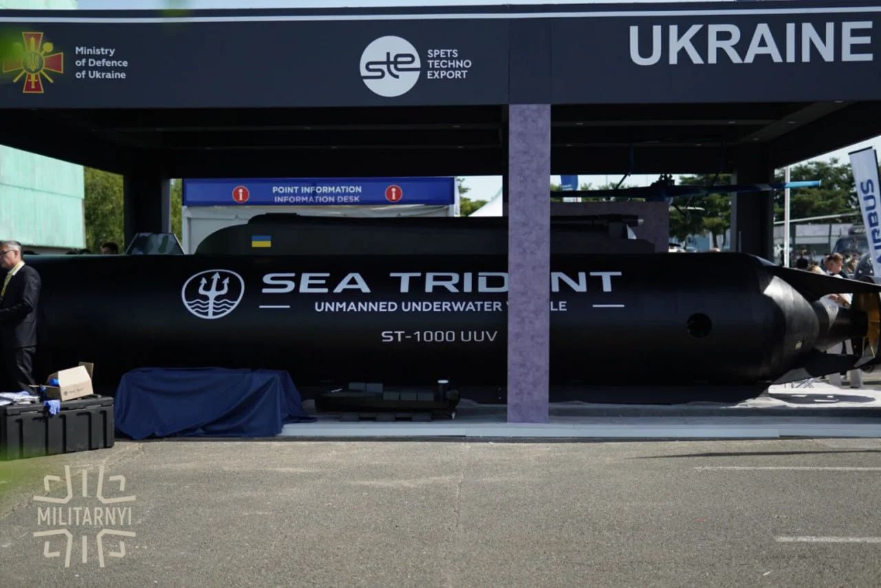 В Украине создали тяжелый подводный дрон Sea Trident. Фото: Милитарный В Украине создали тяжелый подводный дрон Sea Trident. Фото: Милитарный