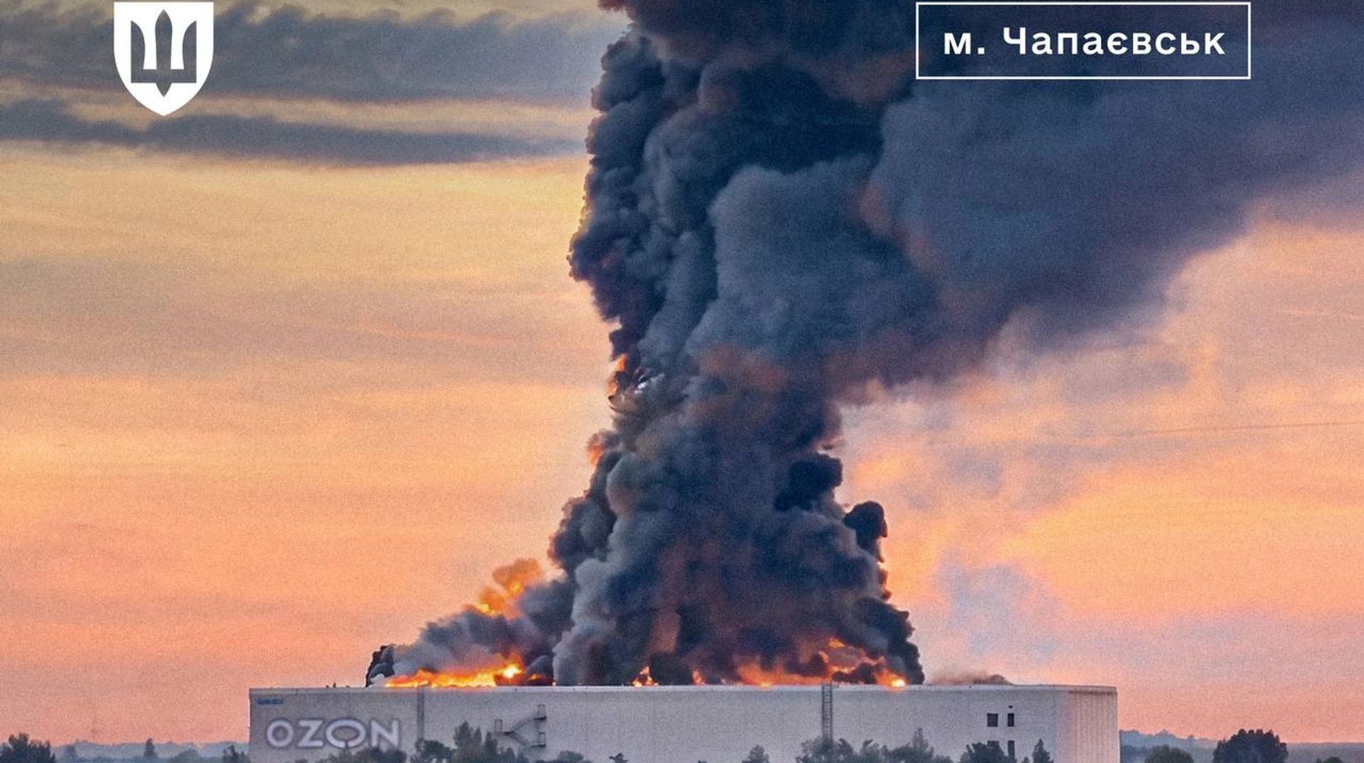 Удары ВСУ по логистическому хабу OZON на Кавказе 22 августа. Удары ВСУ по OZON