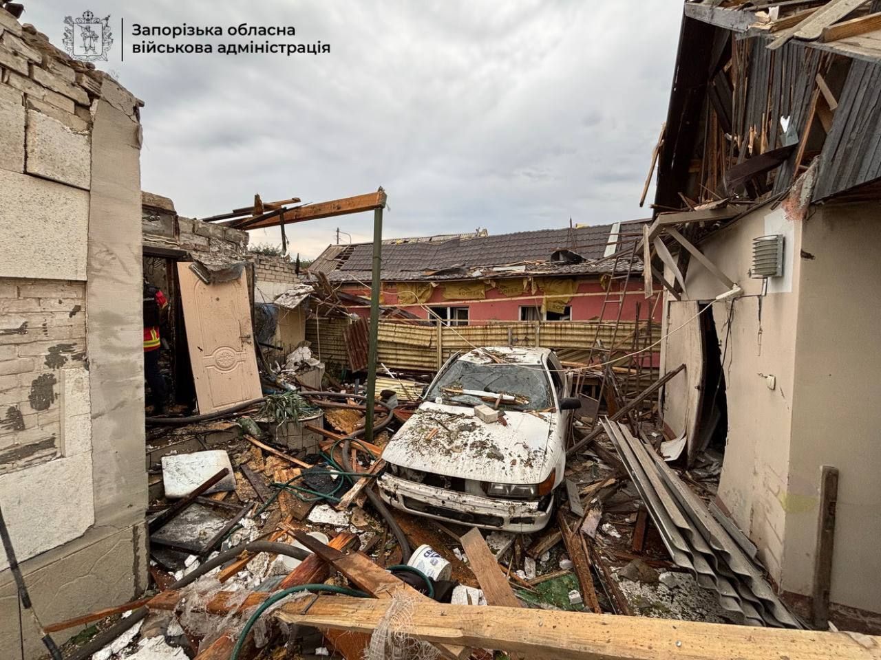 Восіяни завдали удару безпілотниками саме по приватному сектору міста Восіяни завдали удару безпілотниками саме по приватному сектору міста