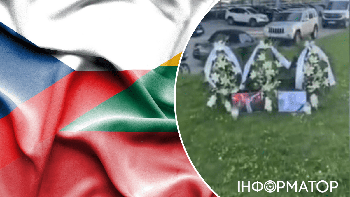 Траурные венки Литва