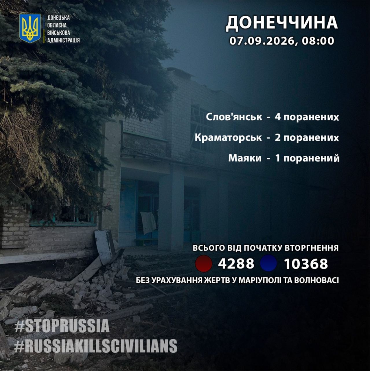 Враг продвинулся вблизи двух населенных пунктов на Константиновском направлении.
