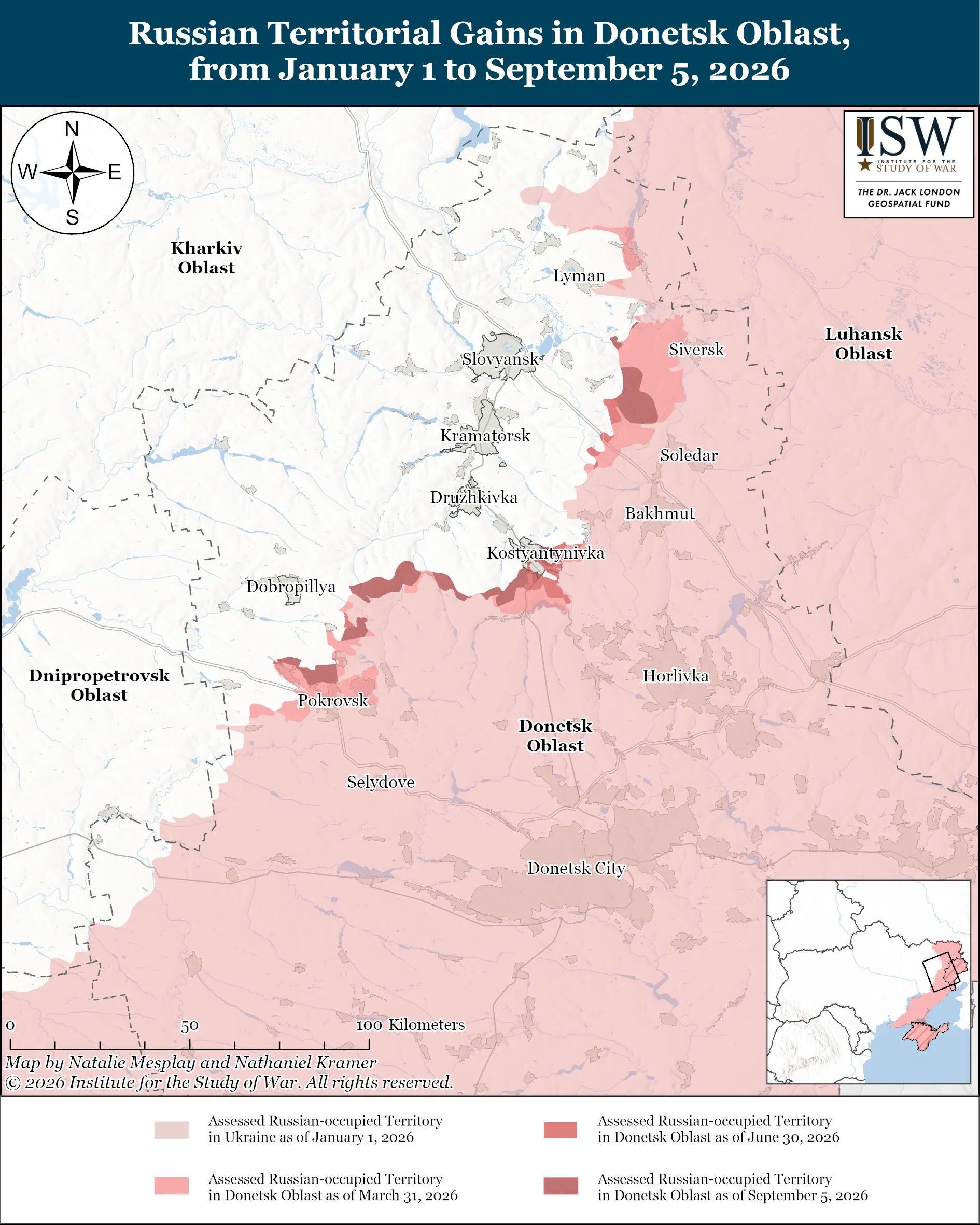 ISW назвав рік захоплення Донеччини Росією ISW назвав рік захоплення Донеччини Росією