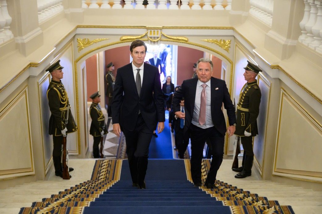 Посланники Трампа провели переговоры с украинской стороной в Киеве. Фото: ОП Кушнер Виткофф переговоры