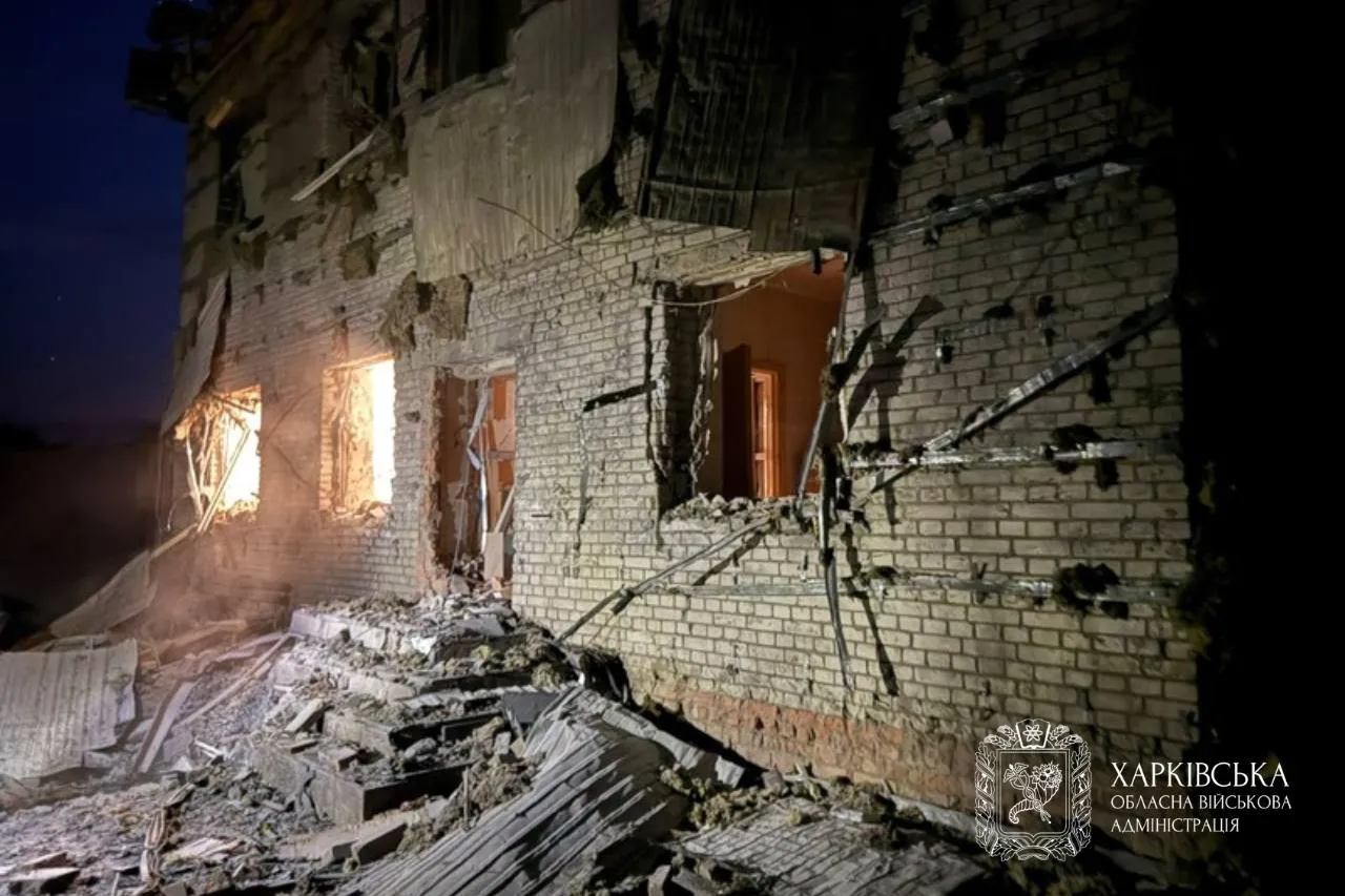 последствия обстрелов в с. Золочев