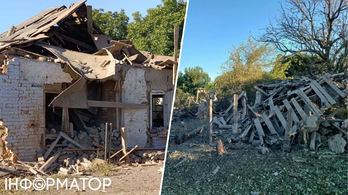 Руины домов Харьковщина