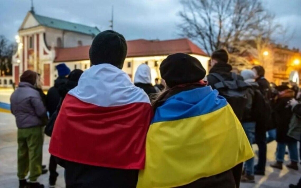 Украинские беженцы в Польше, источник: Укринформ Украинские беженцы в Польше, источник: Укринформ