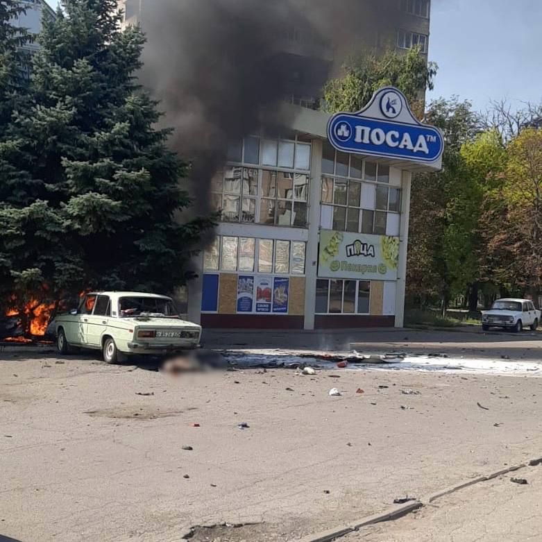 Дроны атаковали гражданские авто в Краматорске