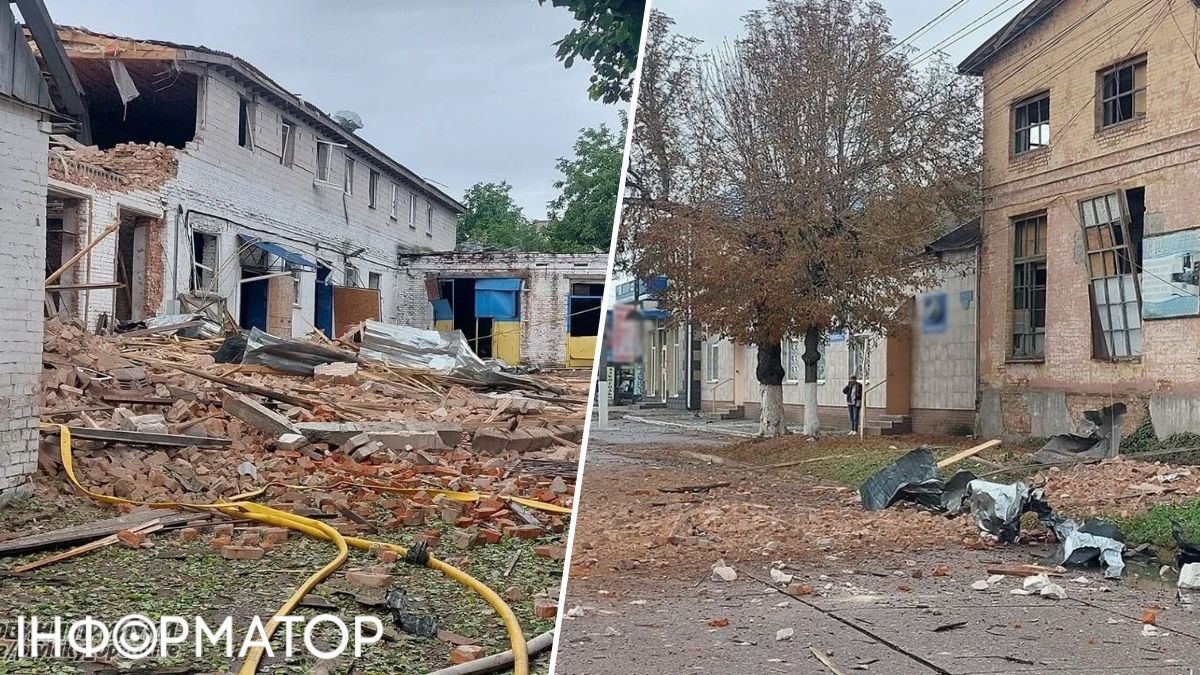 Наслідки обстрілу Прилук
