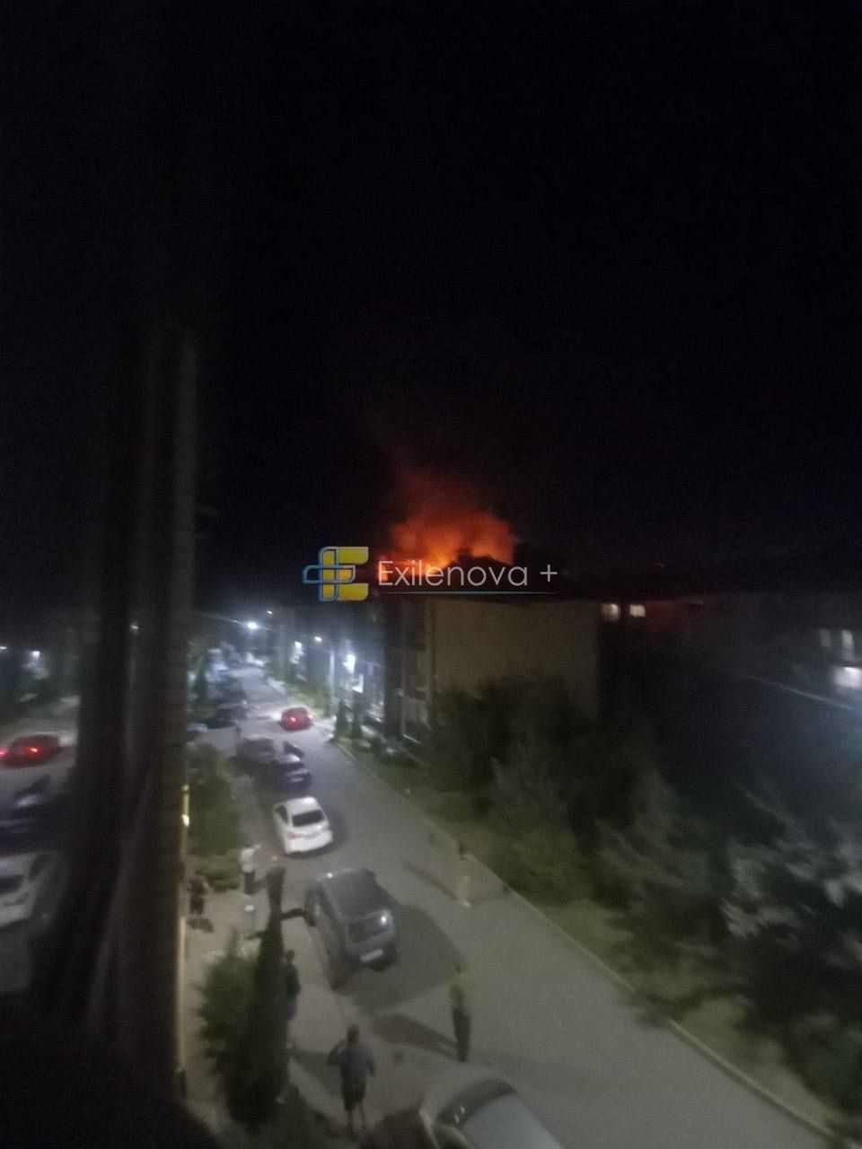 Пожежа після атаки