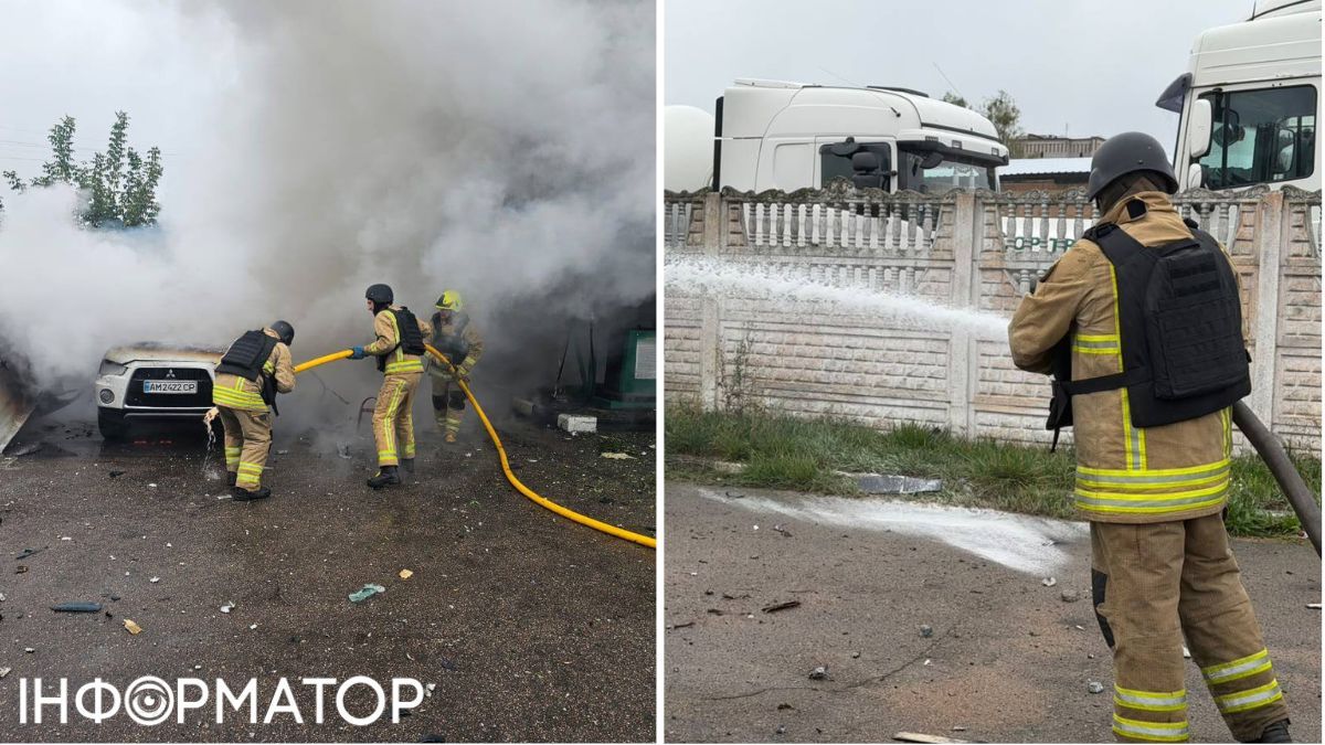 Росія атакувала АЗС під Звягелем на Житомирщині