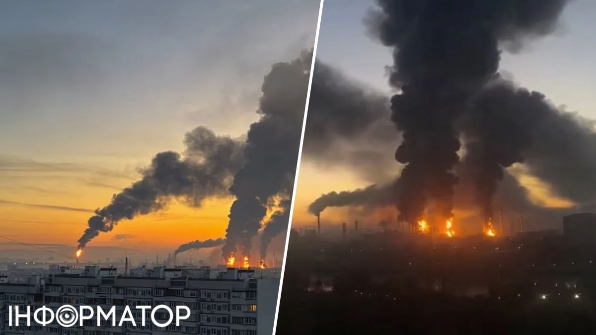 НПЗ пожежа дрон