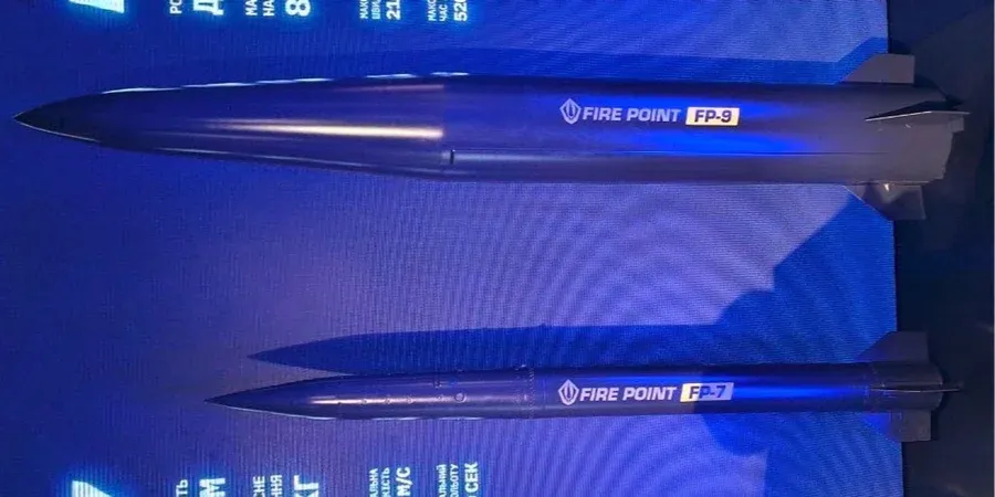 Fire Point продемонструвала нові ракети FP-7 та FP-9. Фото: Роман Шрайк/Телеграм Fire Point продемонструвала нові ракети FP-7 та FP-9. Фото: Роман Шрайк/Телеграм