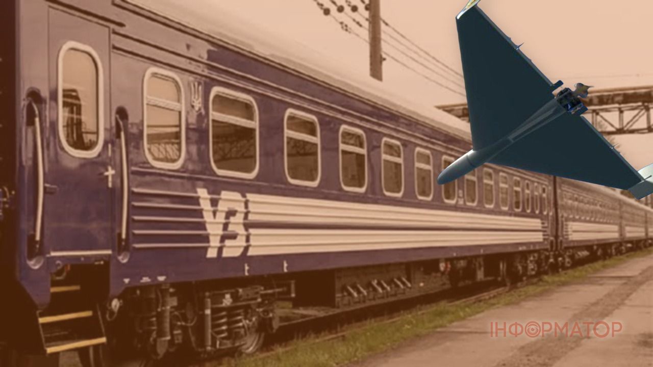 Російський дрон влучив по залізниці під Полтавою